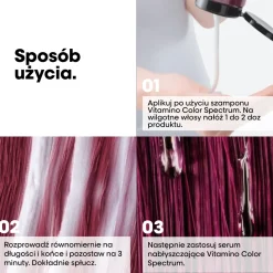 Professioneller Conditioner für strahlenden Glanz und Erhaltung von 5 Dimensionen des Farbspektrums nach dem Färben der Haare