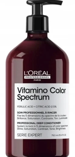 Professioneller Conditioner für strahlenden Glanz und Erhaltung von 5 Dimensionen des Farbspektrums nach dem Färben der Haare