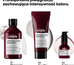 Professioneller Conditioner für strahlenden Glanz und Erhaltung von 5 Dimensionen des Farbspektrums nach dem Färben der Haare