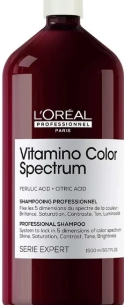 Professionelles Shampoo für strahlenden Glanz und Erhalt von 5 Dimensionen des Farbspektrums nach dem Haarefärben