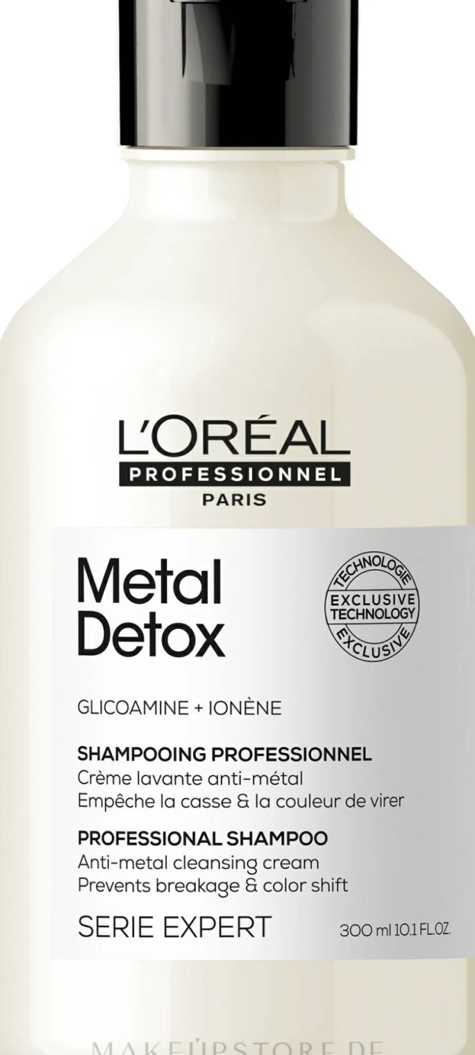 Professionelles Shampoo gegen Metallablagerungen nach Haarfärbung oder -aufhellung