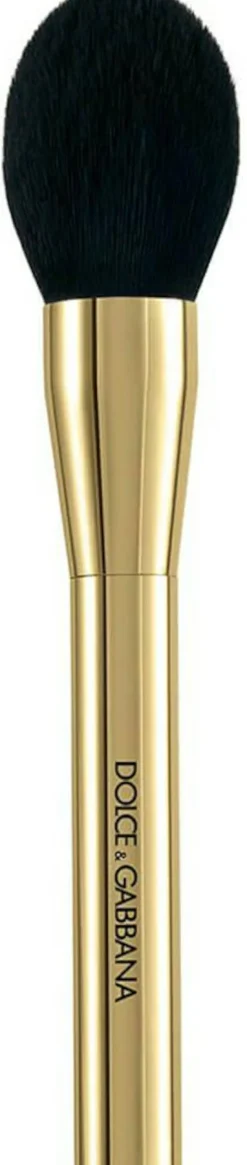 Puder- und Highlighter-Pinsel mit Aluminiumgriff