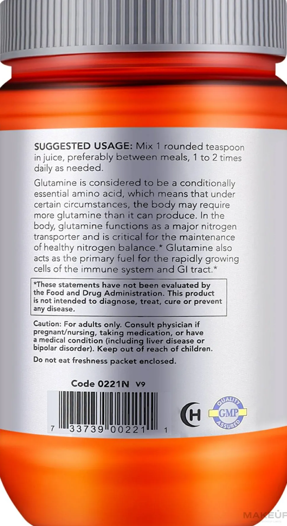 Pulver „Glutamin“, 5000 mg