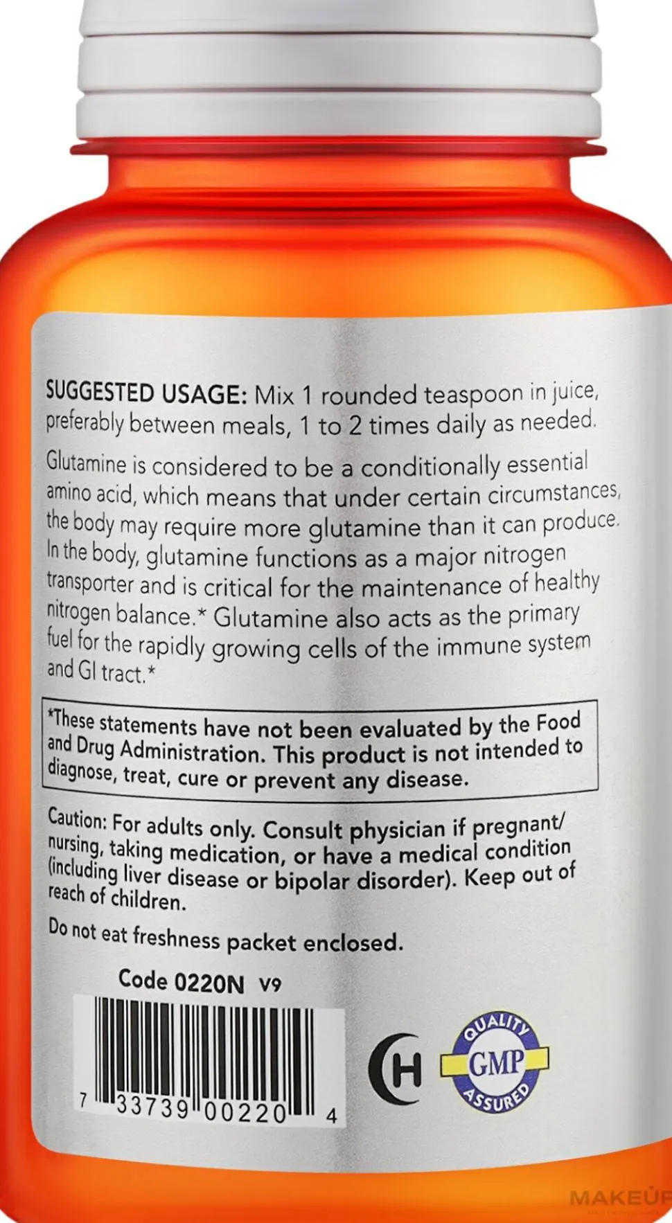 Pulver „Glutamin“, 5000 mg