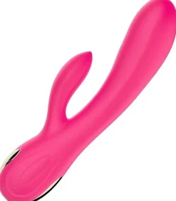 Rabbit-Vibrator mit Heizfunktion, pink
