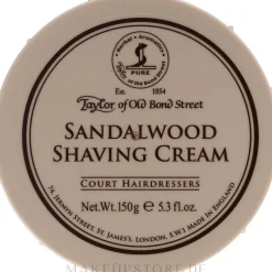 Rasiercreme mit Sandelholzduft