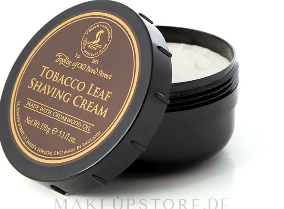 Rasiercreme mit Tabakduft