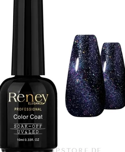 Reflektierender Hybridnagellack Katzenauge