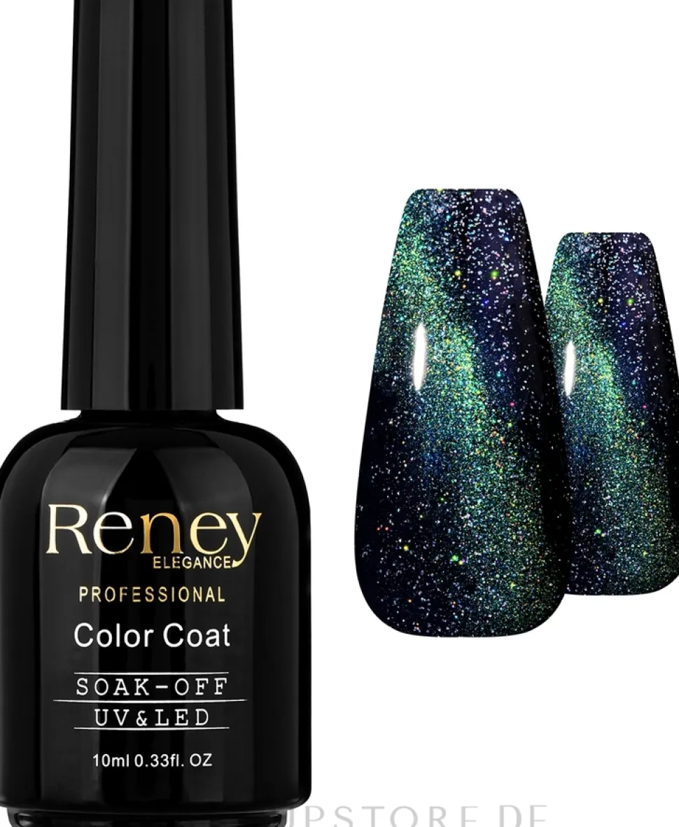 Reflektierender Hybridnagellack Katzenauge