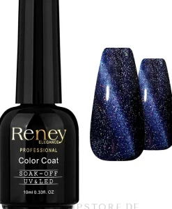 Reflektierender Hybridnagellack Katzenauge
