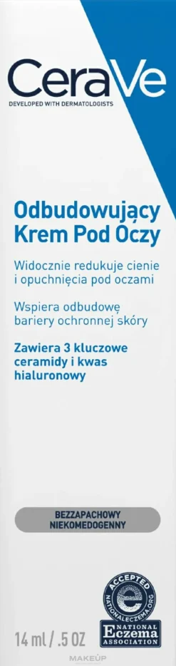 Regenerierende Augencreme mit Ceramiden und Hyaluronsäure