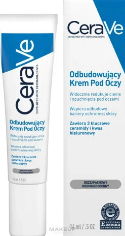 Regenerierende Augencreme mit Ceramiden und Hyaluronsäure