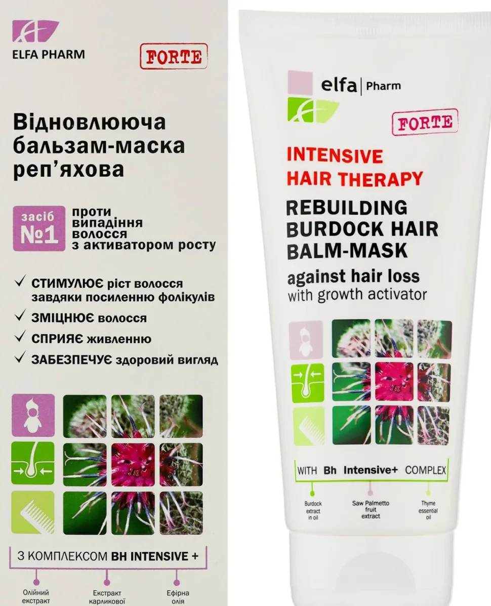 Regenerierende Conditioner-Maske für das Haar mit Klette