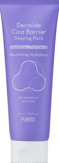 Regenerierende Gesichtsmaske für die Nacht mit Ceramide und Hyaluronsäure