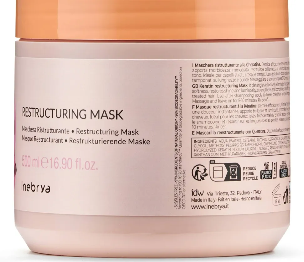 Regenerierende Haarmaske mit Keratin