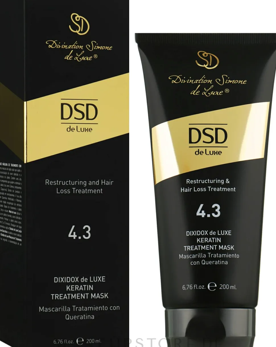 Regenerierende Haarmaske mit Keratin gegen Haarausfall № 4.3