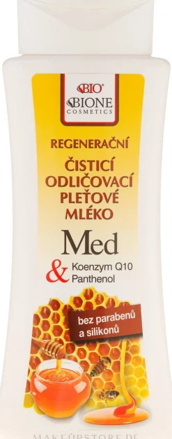 Regenerierende Reinigungsmilch mit Honig und Q10