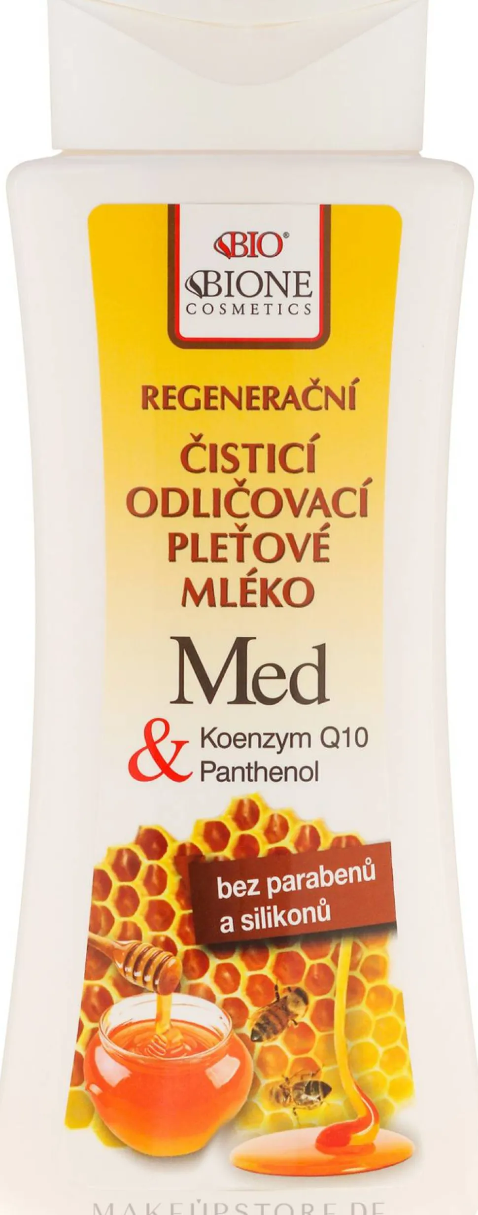 Regenerierende Reinigungsmilch mit Honig und Q10