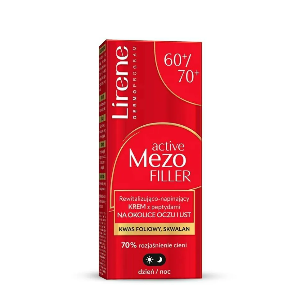 Regenerierende und stärkende Creme mit Peptiden für die Augen- und Lippenpartie 60/70+