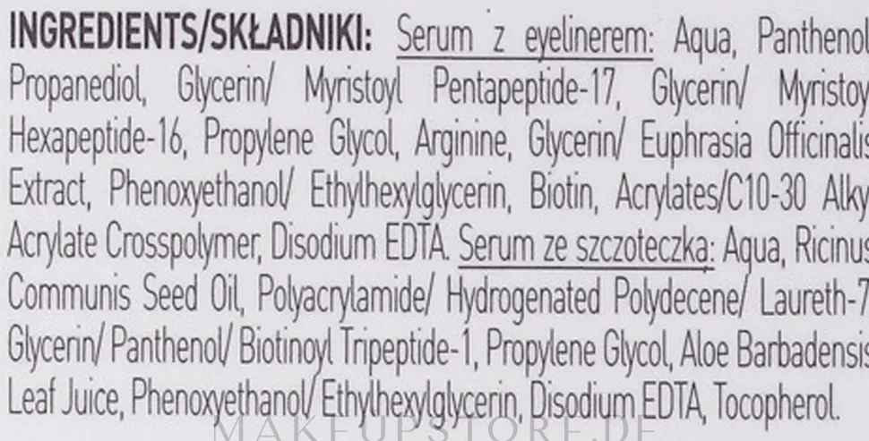 Regenerierendes Serum für Wimpern und Augenbrauen