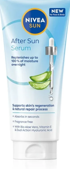 Regenerierendes Serum nach dem Sonnenbad