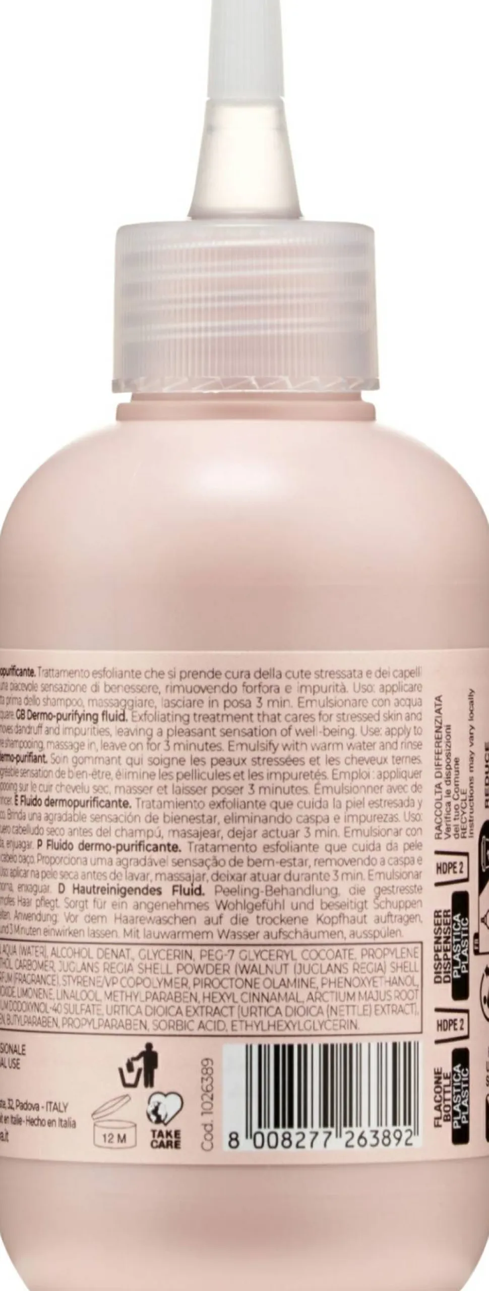 Reinigendes Fluid-Peeling für die Kopfhaut