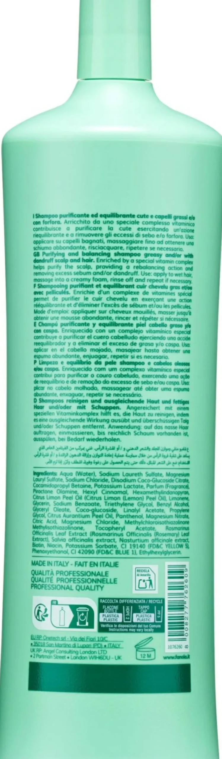 Reinigendes und ausgleichendes Shampoo
