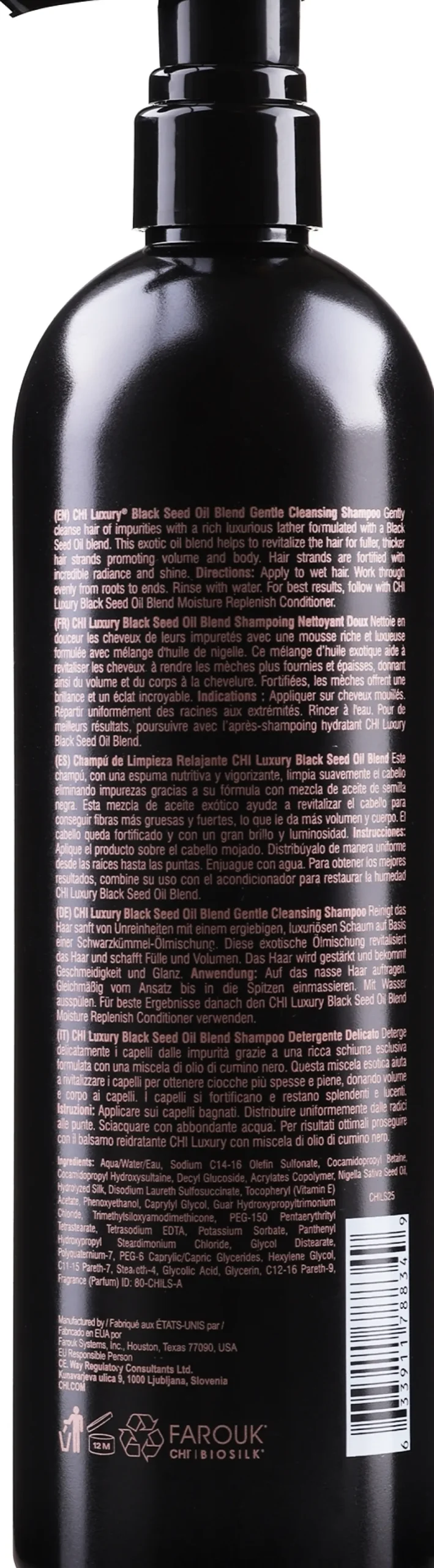 Reinigendes Shampoo mit Schwarzkümmelöl