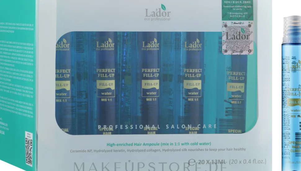 Reparierende Ampullen mit Keratin und Ceramiden für trockenes und strapaziertes Haar