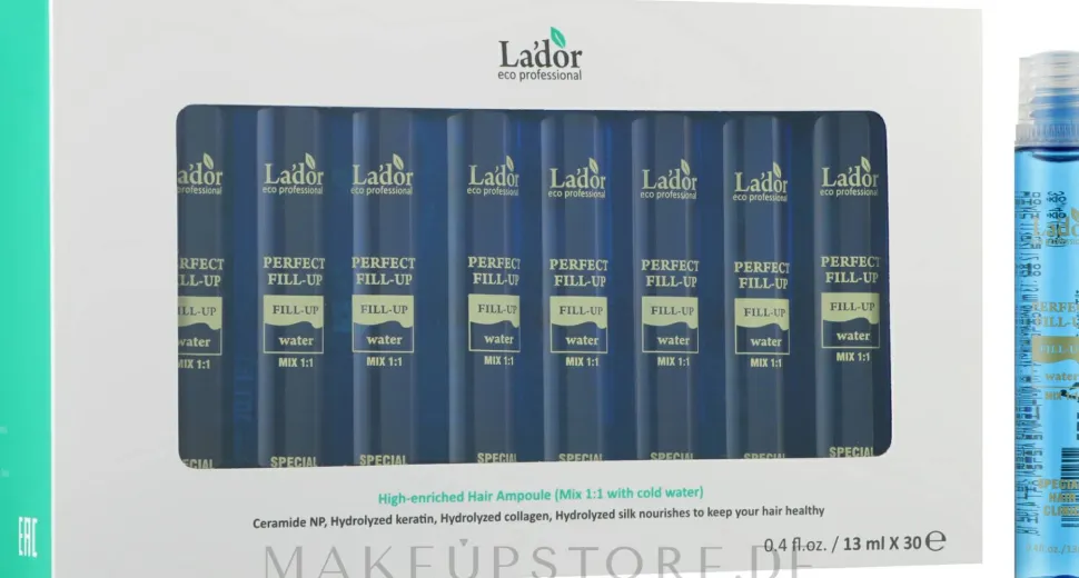 Reparierende Ampullen mit Keratin und Ceramiden für trockenes und strapaziertes Haar