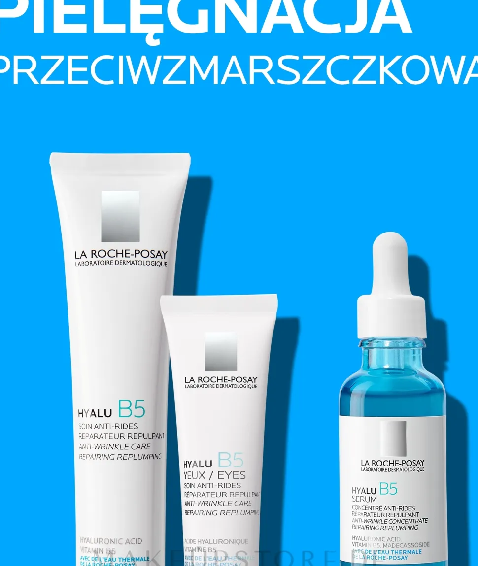 Reparierende Anti-Falten Augenkonturcreme mit Vitamin B5, Hyaluronsäure und Thermalwasser