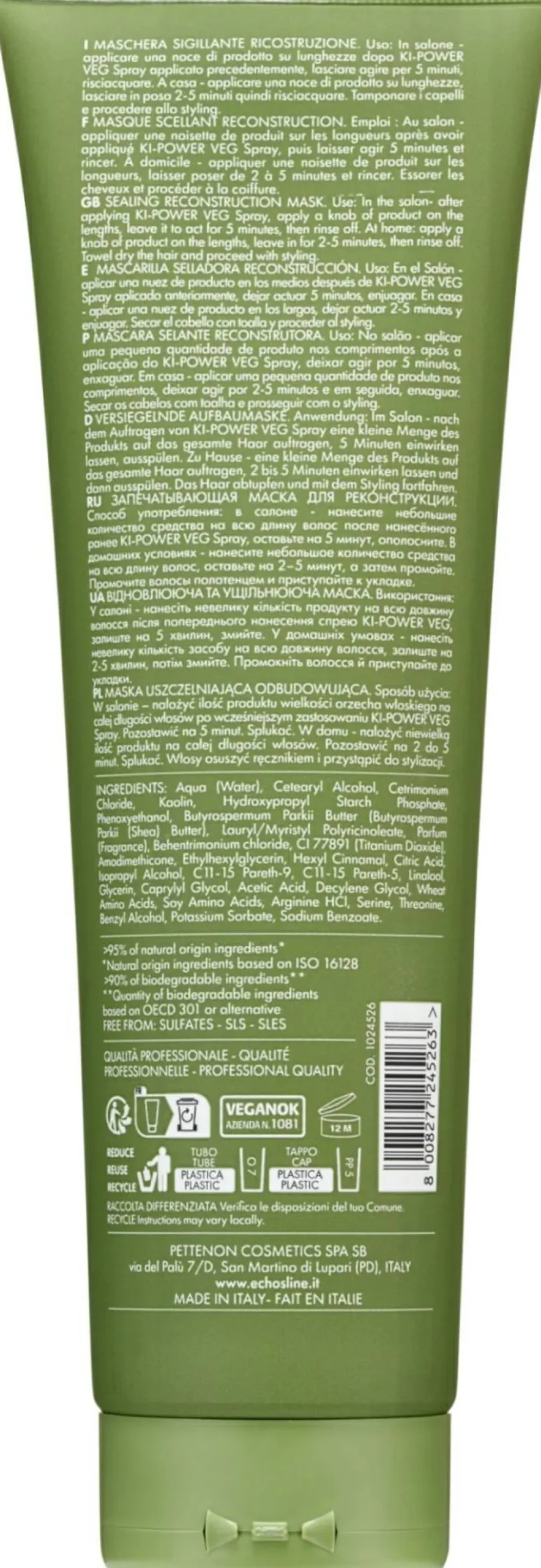 Reparierende Maske für geschädigtes Haar