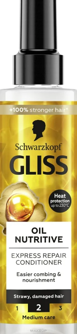 Reparierender Conditioner für strohiges, splissanfälliges Haar ohne Ausspülen