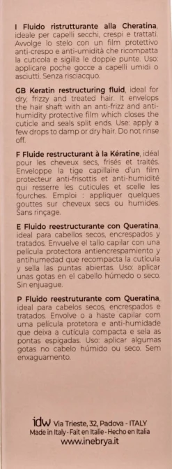 Restrukturierendes Haarfluid mit Keratin