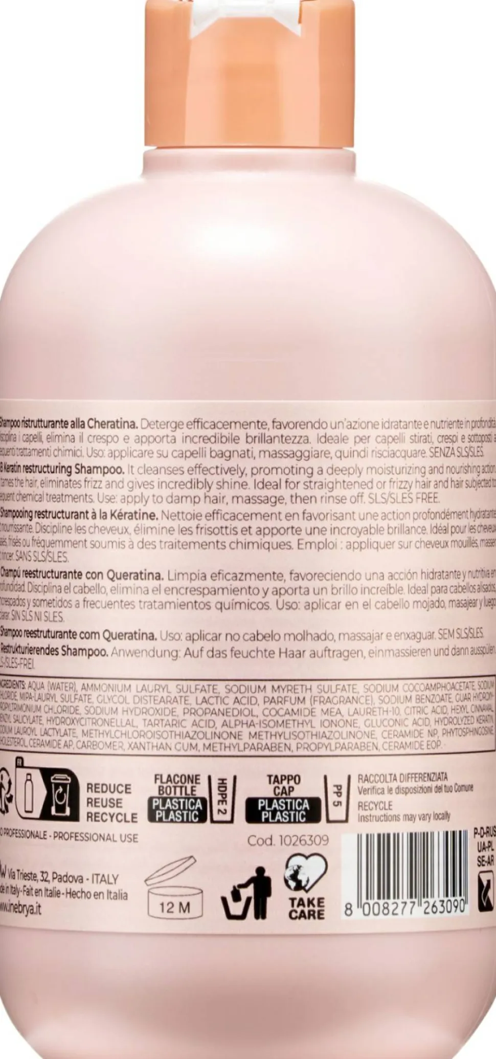 Restrukturierendes Shampoo mit Keratin