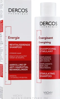 Revitalisierendes und stimulierendes Shampoo gegen Haarausfall mit Vitaminen B3 und B6 und Aminexil