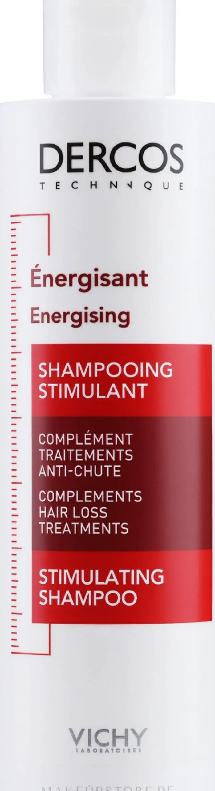 Revitalisierendes und stimulierendes Shampoo gegen Haarausfall mit Vitaminen B3 und B6 und Aminexil
