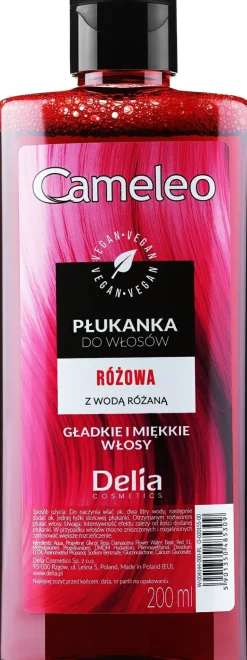 Rosa Tönungsspülung für helles Haar