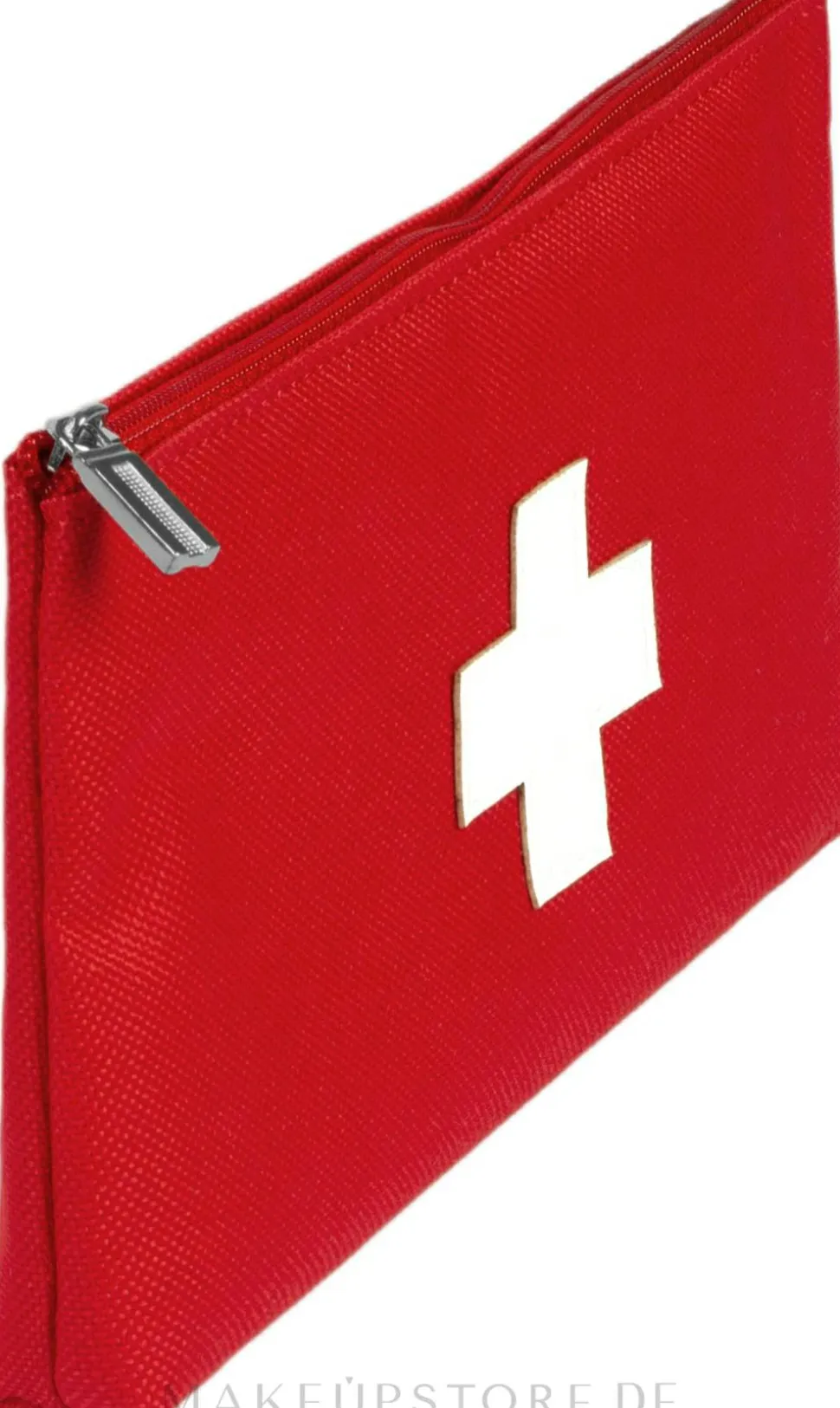 Rote Stofftasche zur Aufbewahrung von Erste-Hilfe-Artikeln 19x10x2 cm First Aid Kit