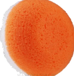 Runder Duschschwamm orange