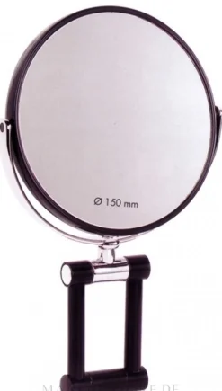 Runder Tischspiegel schwarz 15cm x7
