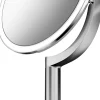 Rundspiegel 20 cm silbern