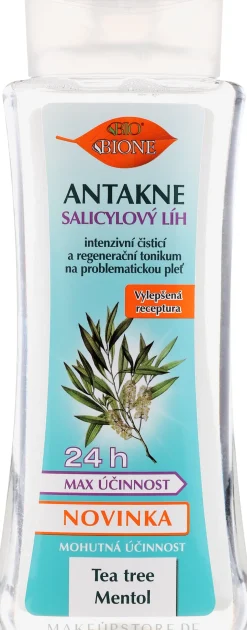 Salicylalkohol für das Gesicht mit Teebaum und Menthol