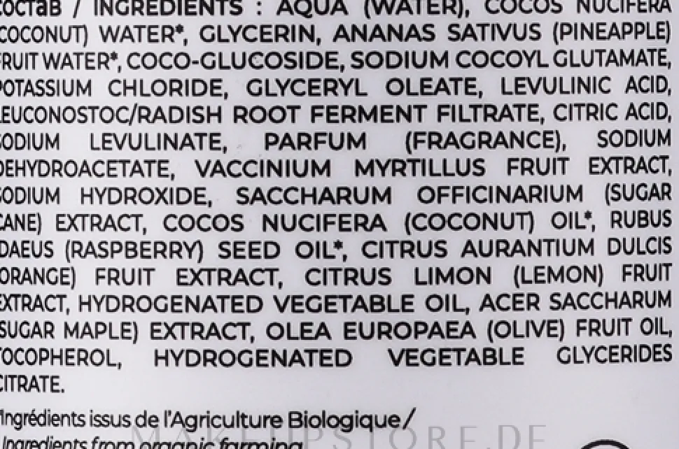 Sanfter Gesichtsreinigungsschaum mit Kokos und Ananas für Kinder