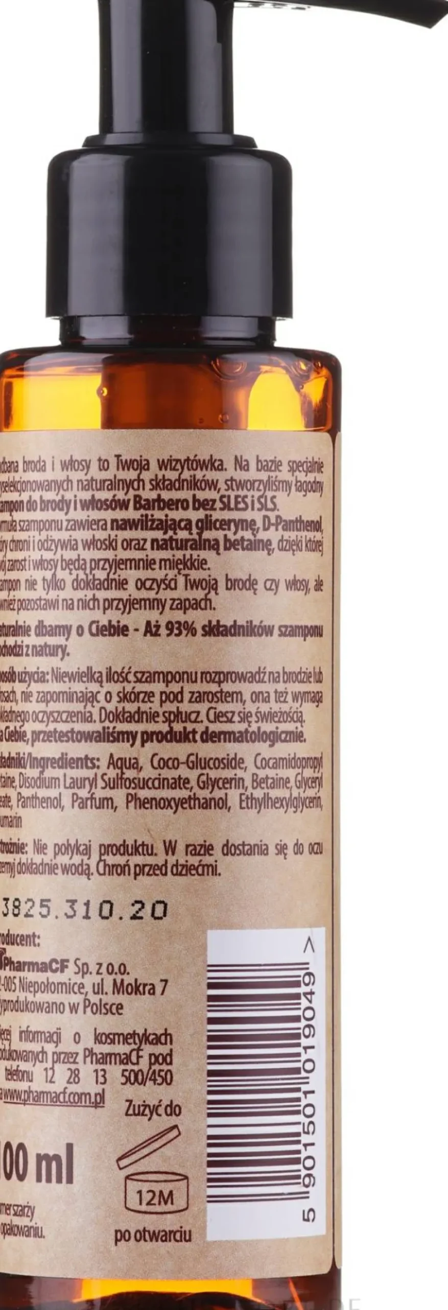 Sanftes Bart- und Haarshampoo