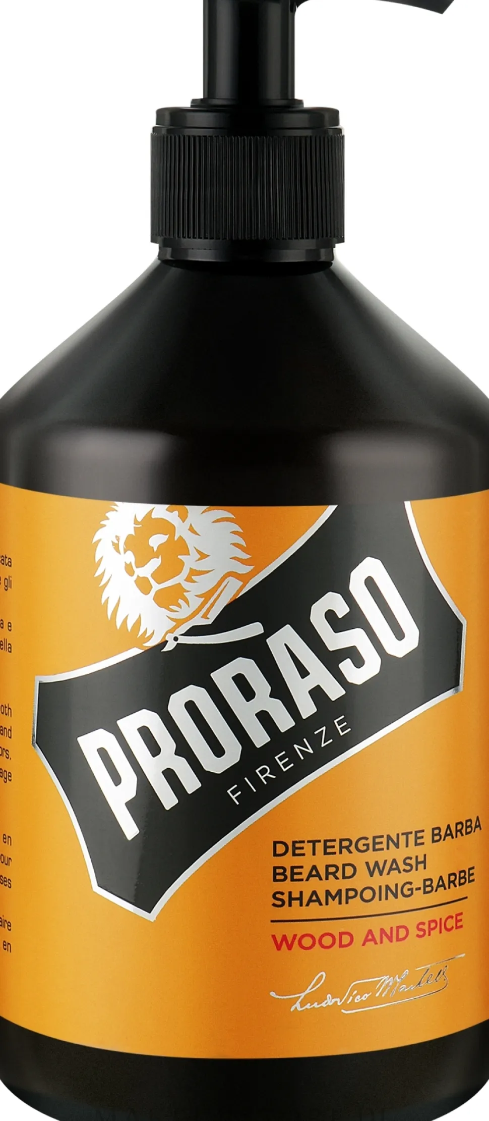 Sanftes Bartshampoo mit Duft nach Zedernholz und Zistrose