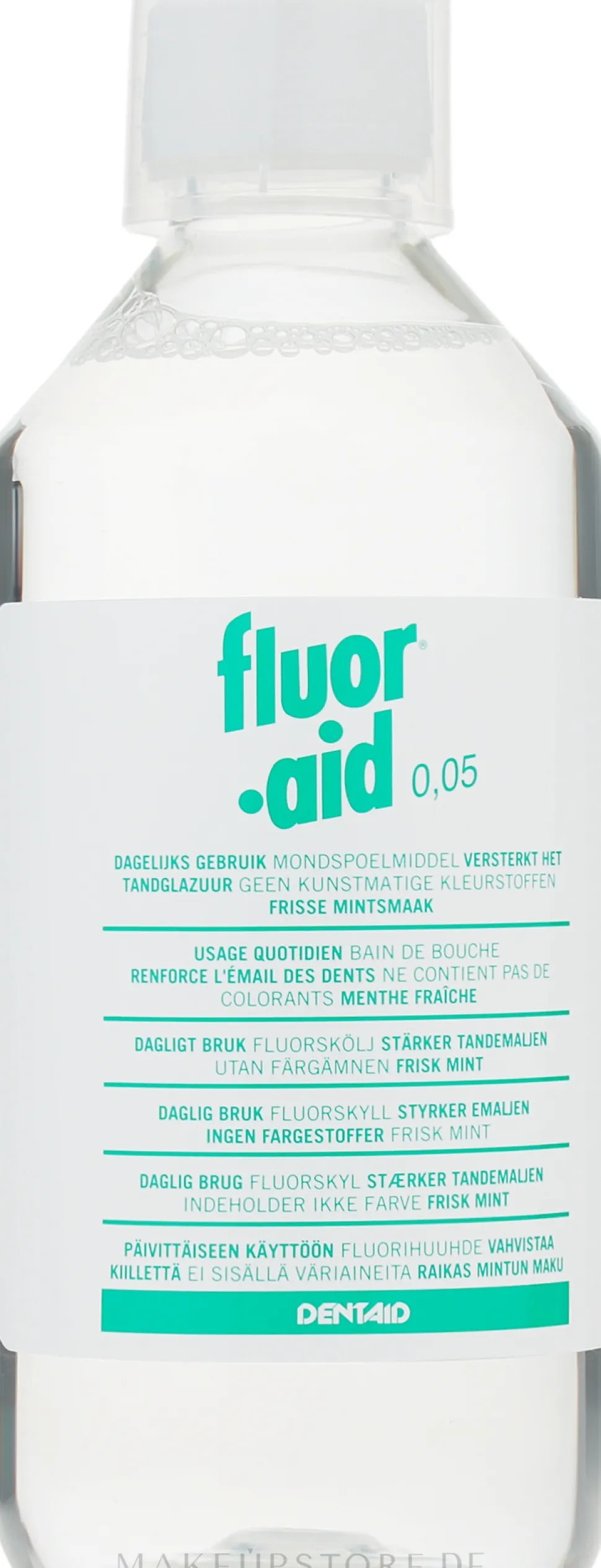 Schaum zum Mundspülen