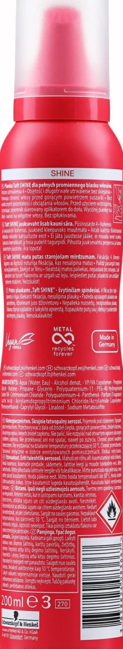 Schaumfestiger für mehr Glanz Ultra starker Halt