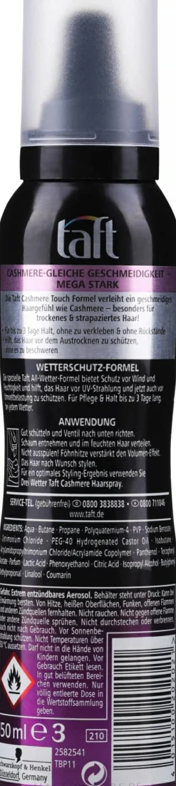 Schaumfestiger für trockenes und strapaziertes Haar Extra starker Halt