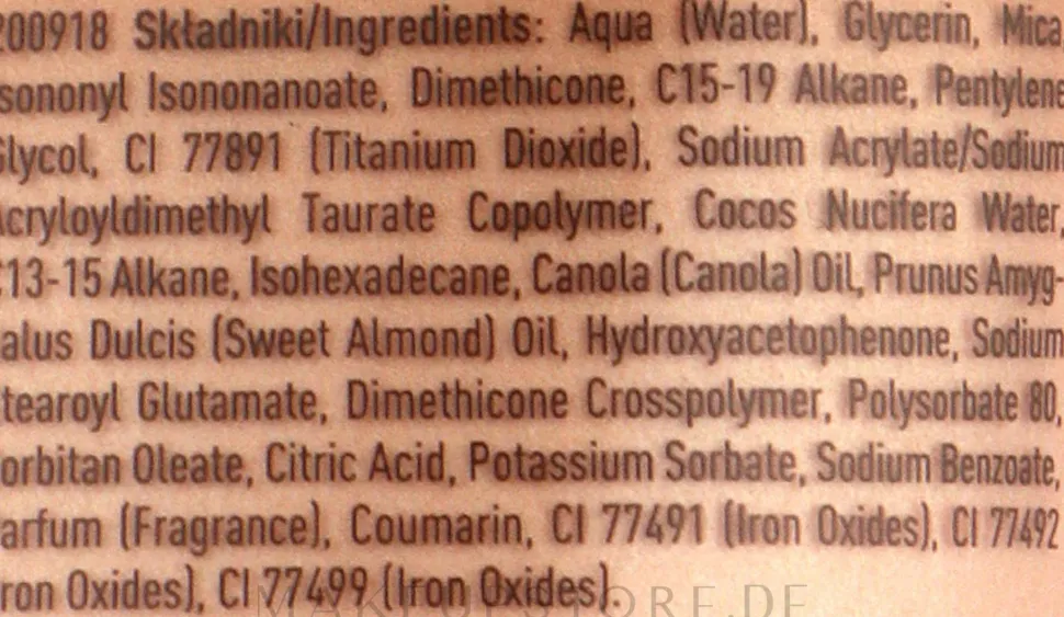 Schimmernde Gesichts- und Körpercreme